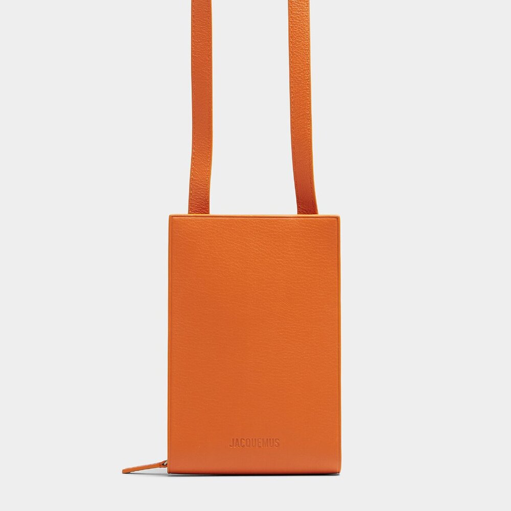 BNWT AW23 JACQUEMUS GADJO ORANGE NECK BAG - Picture 1 of 5